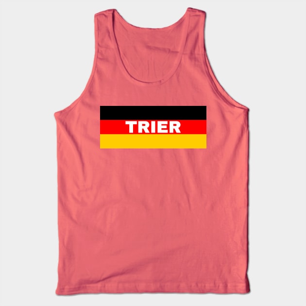 Trier City in German Flag Tank Top by aybe7elf